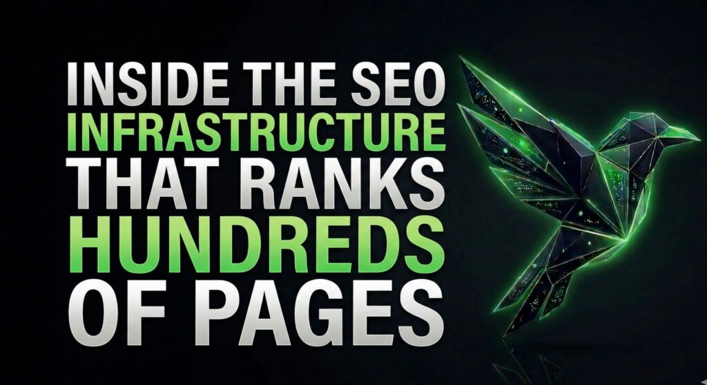 seo infrastructure that ranks hundreds of pages